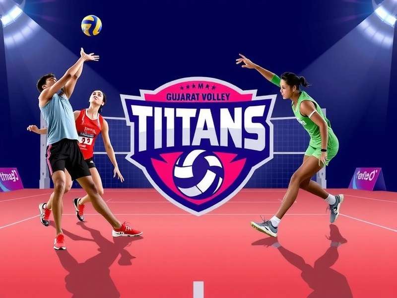 Gujarat Volley Titans Game Banner